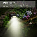 Solar Led Deck Lights Path Garden Patio Pathway Stairs Step Fence Lamp Outdoor - 4PCS