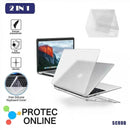 Frosted Transparent Case with Keyboard Cover for MacBook 13 to 16 Inch - Mackbook 15.4 Pro (A1707/A1190)