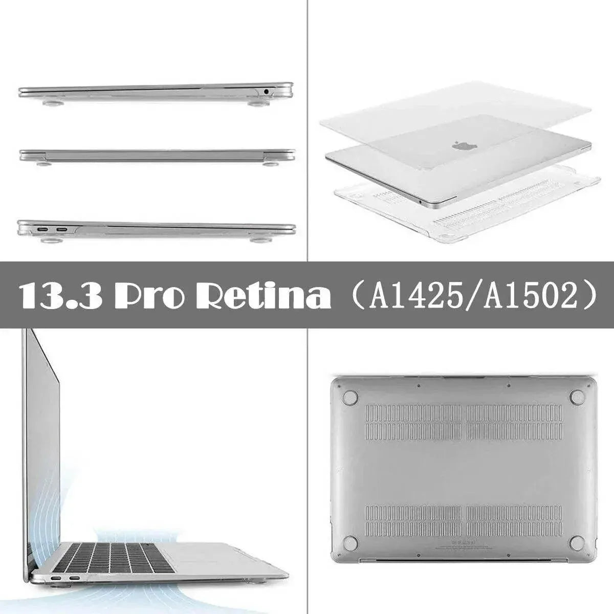 Frosted Transparent Case with Keyboard Cover for MacBook 13 to 16 Inch - Mackbook 16 Pro (A2141)