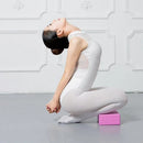 2PCS Yoga Blocks Foam Brick Fitness Exercise Stretch Gym Pilates Tool - Pink