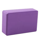 2PCS Yoga Blocks Foam Brick Fitness Exercise Stretch Gym Pilates Tool - Purple