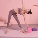 2PCS Yoga Blocks Foam Brick Fitness Exercise Stretch Gym Pilates Tool - Green