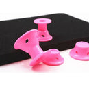 10Pcs DIY Magic Silicone Hair Curlers No-Heat Soft Rollers - Blue