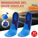 Comfort Gel Insoles with Arch Support for Flat Feet and Everyday Footwear - 1 Pair 35-38(24.5CM)