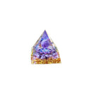 Amethyst Crystal Sphere Orgonite Pyramidamp Obsidians - Purple(50mmx50mm)