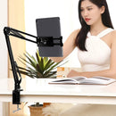 Clamp Long Arm Tablet Phone Holder Adjustable Mount for Bed Desk Use