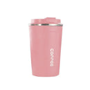 Insulated Coffee Mug Vacuum Travel Cup Thermal Stainless Steel Flask Reusable 380ML - Pink