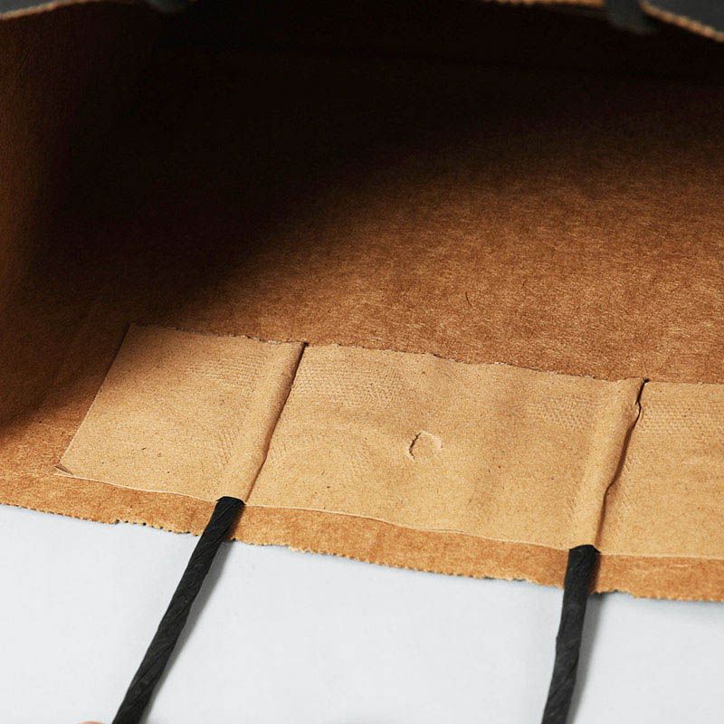 50X Kraft Paper Bags Gift Shopping Carry Craft Brown Bag With Handles - L-25.4cmx33cmx12.7cm