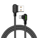 Mcdodo Fast Usb Cable Heavy Duty Charging Syn Charger Iphone 90 Degree Angle - 1.8m