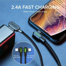 Mcdodo Fast Usb Cable Heavy Duty Charging Syn Charger Iphone 90 Degree Angle - 1.8m