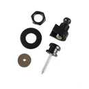 1PC Buttons Straplocks Bass Replacement Strap Locks Electric Acoustic Guitar - Black