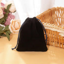 50X Small Velvet Cloth Drawstring Bags Gift Bag Jewelry Ring Pouch Earring Favor 9x12 - Blue