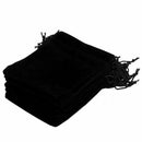 50X Small Velvet Cloth Drawstring Bags Gift Bag Jewelry Ring Pouch Earring Favor 9x12 - Blue