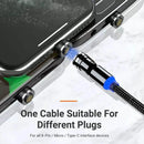 540 Degree Rotating Magnetic Charging Cable USB Data Cord for iPhone 1m 2m 3m - 3m