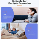 3in1 Fast Charging Cable with Rotating Head for USB C iOS Micro USB Devices - 1M