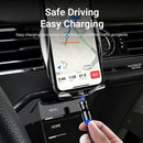 3in1 Fast Charging Cable with Rotating Head for USB C iOS Micro USB Devices - 1M