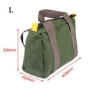 S/M/L Waterproof Tool Bag Portable Storage Toolkit Hand Heavy Case Canvas Duty - S(30*12*18CM)
