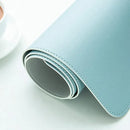 Large Leather Mouse Pad 80x40cm Desk Mat Gaming Extended Waterproof Anti Slip - Light Blue