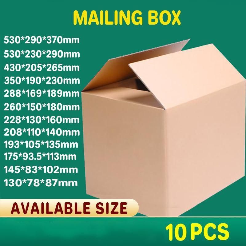 3-Layer Mailing Box Carton Small Medium Large Cardboard Parcel Boxes - Carton - 530x230x290mm