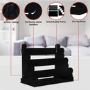 3 Tier Velvet Jewelry Display Stand Bracelet Watch Holder Rack for Countertop Use