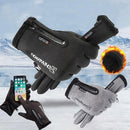 Winter Gloves Thermal Touch Screen Thermal Windproof Warm Grey - L