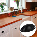 30X Modern Cup Cabinet Handle Knob Drawer Furniture Door Pull Shell Cupboard - Bronze