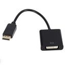DisplayPort to DVI Adapter Cable 1080P DP Male to DVI Female Converter 20cm