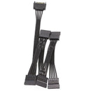 15 Pin SATA Power Splitter Cable 1 Male to 5 Female Adapter for HDD SSD Drives