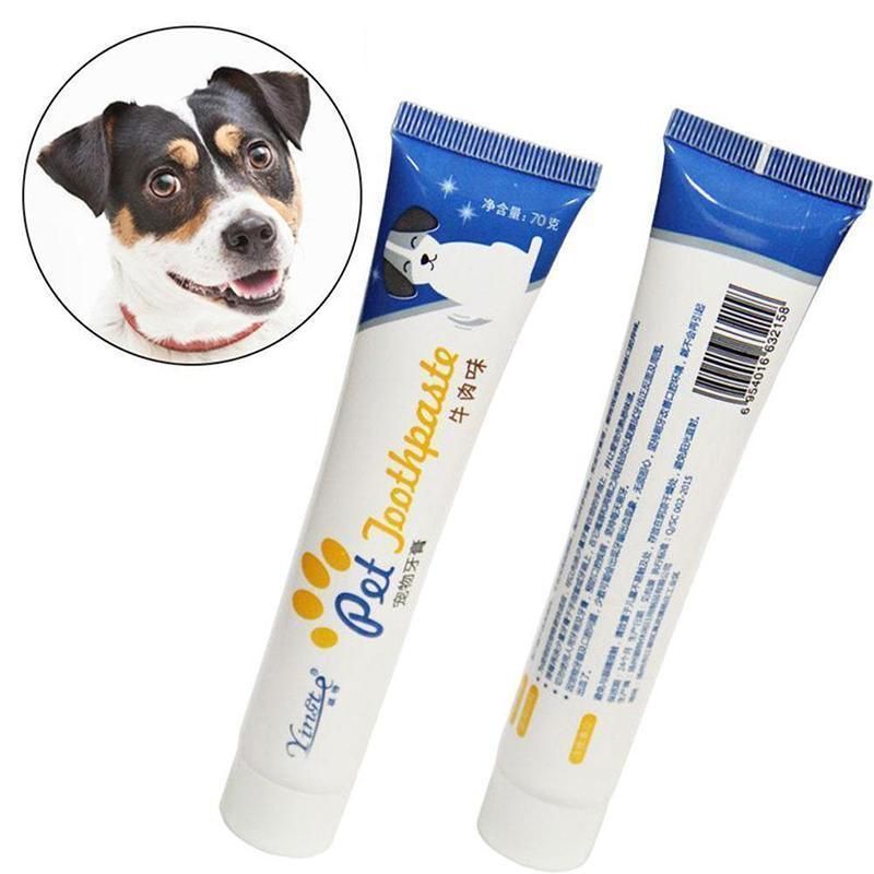 Vanilla-Flavored Edible Toothpaste for Dogs - Oral Care & Fresh Breath