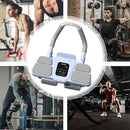 Four Wheel Abdominal Roller Automatic Rebound Ab Machine Home Fitness Equipment - Blue