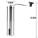 Manual Coffee Grinder Stainless Steel Ceramic Burr Hand Crank Portable Mill