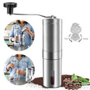 Manual Coffee Grinder Stainless Steel Ceramic Burr Hand Crank Portable Mill