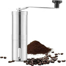 Manual Coffee Grinder Stainless Steel Ceramic Burr Hand Crank Portable Mill