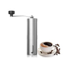 Manual Coffee Grinder Stainless Steel Ceramic Burr Hand Crank Portable Mill