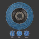 10pcs Flap Disc 40/60/80/120 Grit Angle Grinder Wheel Set Durable Sanding Tool - 40 Grit