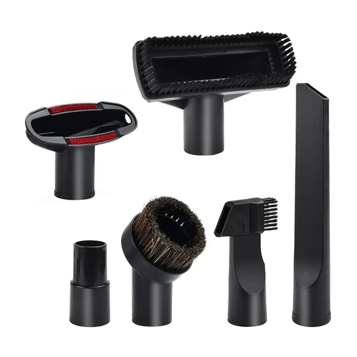 6pcs Vacuum Cleaner Accessory Suction Head Suitable for 32mm Inner Diameter Fit