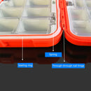 Waterproof Fishing Tackle Box Plastic Storage Case Rock Fishing Gear Organizer