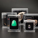5PCS Acrylic Transparent Jewelry Display Case Necklace Earring Ring Bracelet - 5.8x5.8x2cm