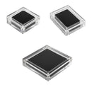 5PCS Acrylic Transparent Jewelry Display Case Necklace Earring Ring Bracelet - 6.8x6.8x2cm