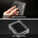 5PCS Acrylic Transparent Jewelry Display Case Necklace Earring Ring Bracelet - 6.8x6.8x2cm