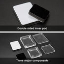 5PCS Acrylic Transparent Jewelry Display Case Necklace Earring Ring Bracelet - 6.8x6.8x2cm