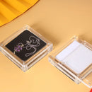 5PCS Acrylic Transparent Jewelry Display Case Necklace Earring Ring Bracelet - 6.8x6.8x2cm