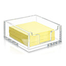 4 Inch Sticky Note Holder Clear Sticky Note Box Home Office Hotel Organization