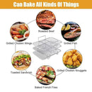 304 Stainless Steel Multi Layer Detachable Air Fryer Mesh Thickened Grill Shelf