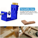 Woodworking Hole Positioner Pocket Hole Jig Inclined Drill Guide Locator Tool