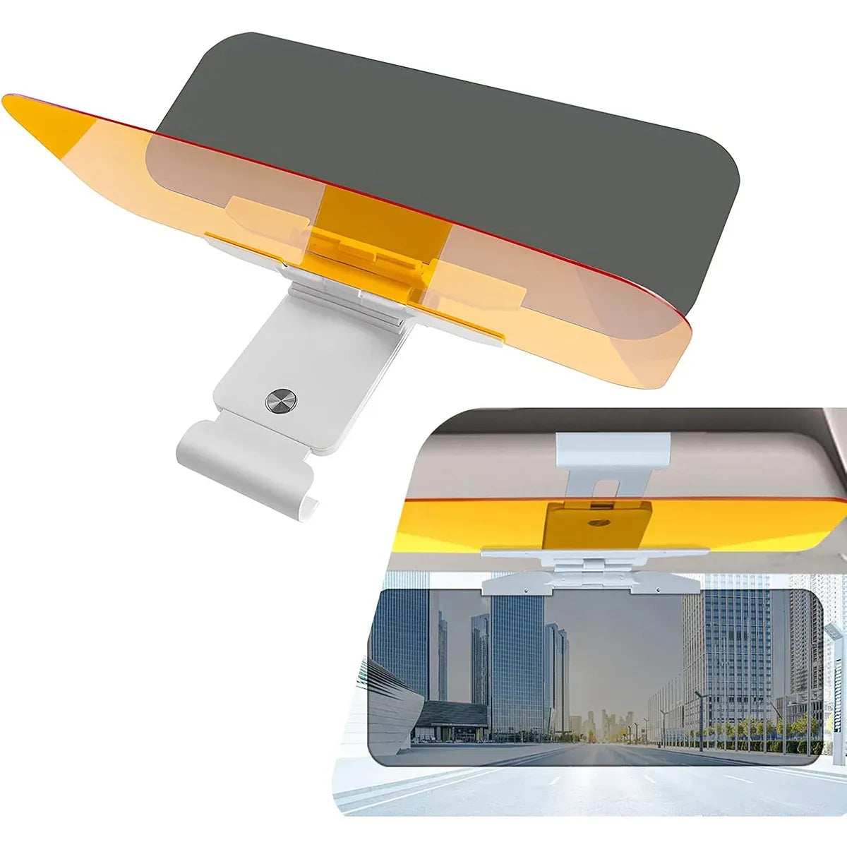 Day Night Anti Glare Sun Visor Mirror High Beam Shield Driver Eye Protection