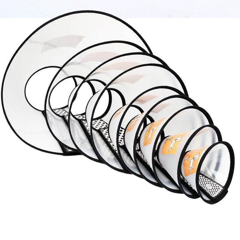 Pet Cat Dog Protective Cone Collar Elizabethan E Collar Wound Healing Recovery - Large