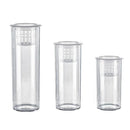 Hydroponic Plant Vase Cylindrical Straight Design Fish Tank for Home Decor - 25cmx10cm