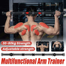 Adjustable Arm Trainer for Home Gym Training 30-80kg Resistance