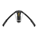 Hydraulic Arm Force Adjustable Resistance Durable for Forearm Workout - Black